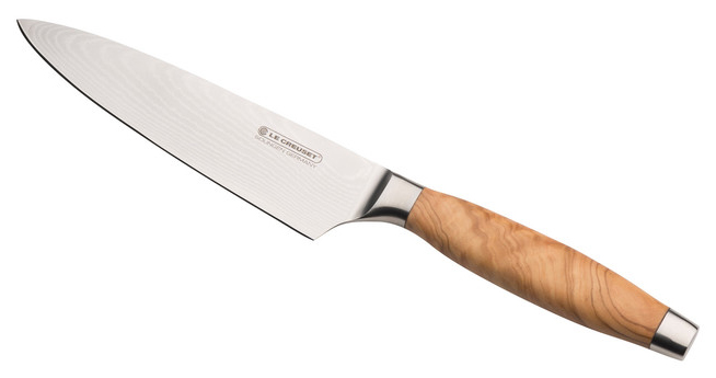 Le Creuset Kockkniv med Olivhandtag 15 cm