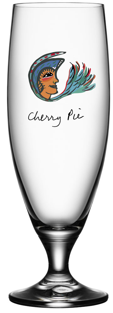 Kosta Boda Friendship Ölglas Cherry Pie