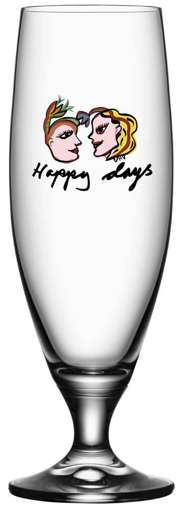 Kosta Boda Friendship Ölglas Happy Days 50 cl